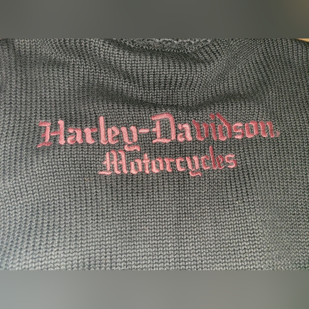 Harley Davidson Knit Jacket Embroidered Size 1W (1X) EXCELLENT CONDITION